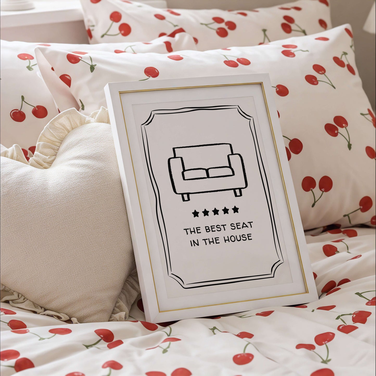 Best Seat In The House Couch Poster