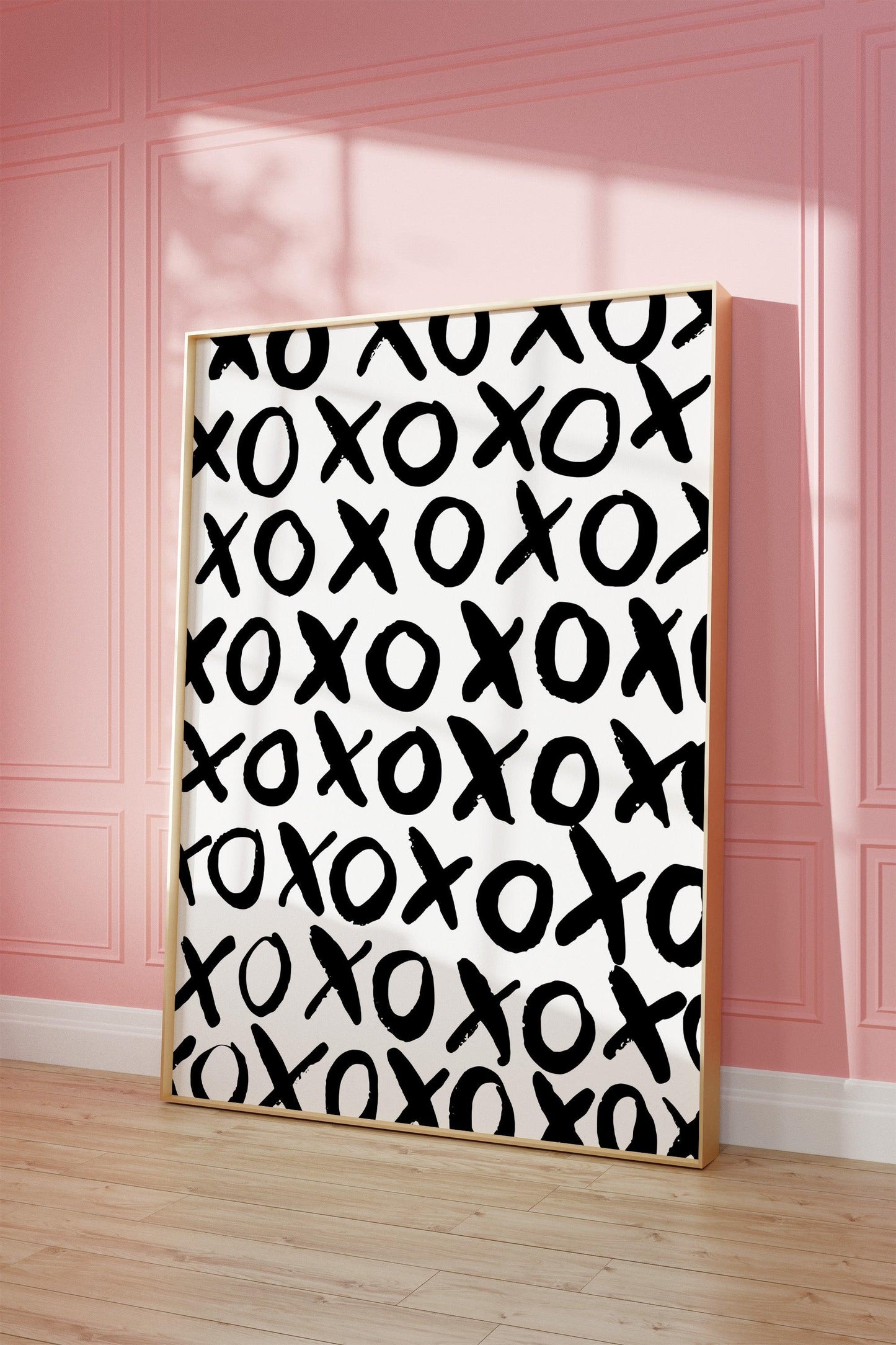 XoXo Black & White Poster
