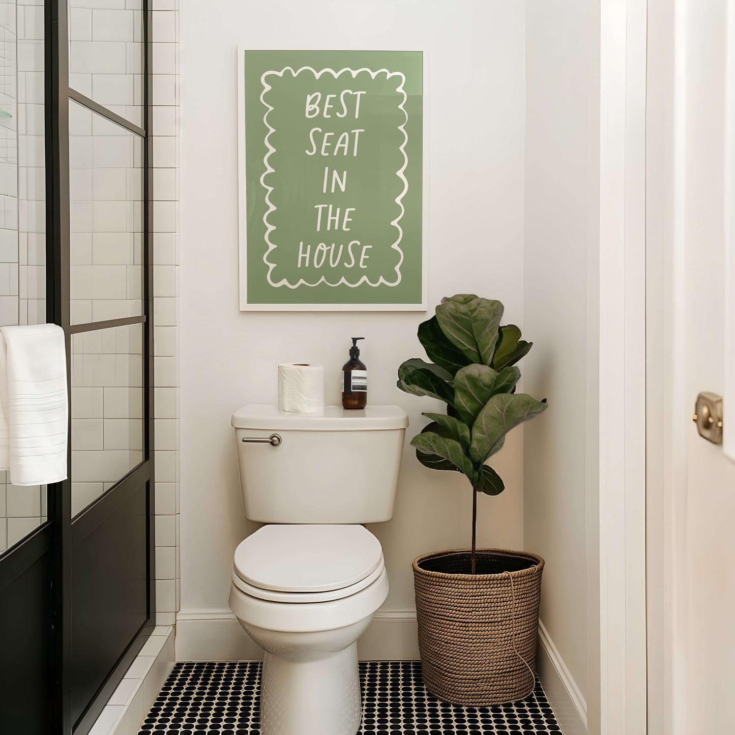 Best Seat In The House Sage Poster