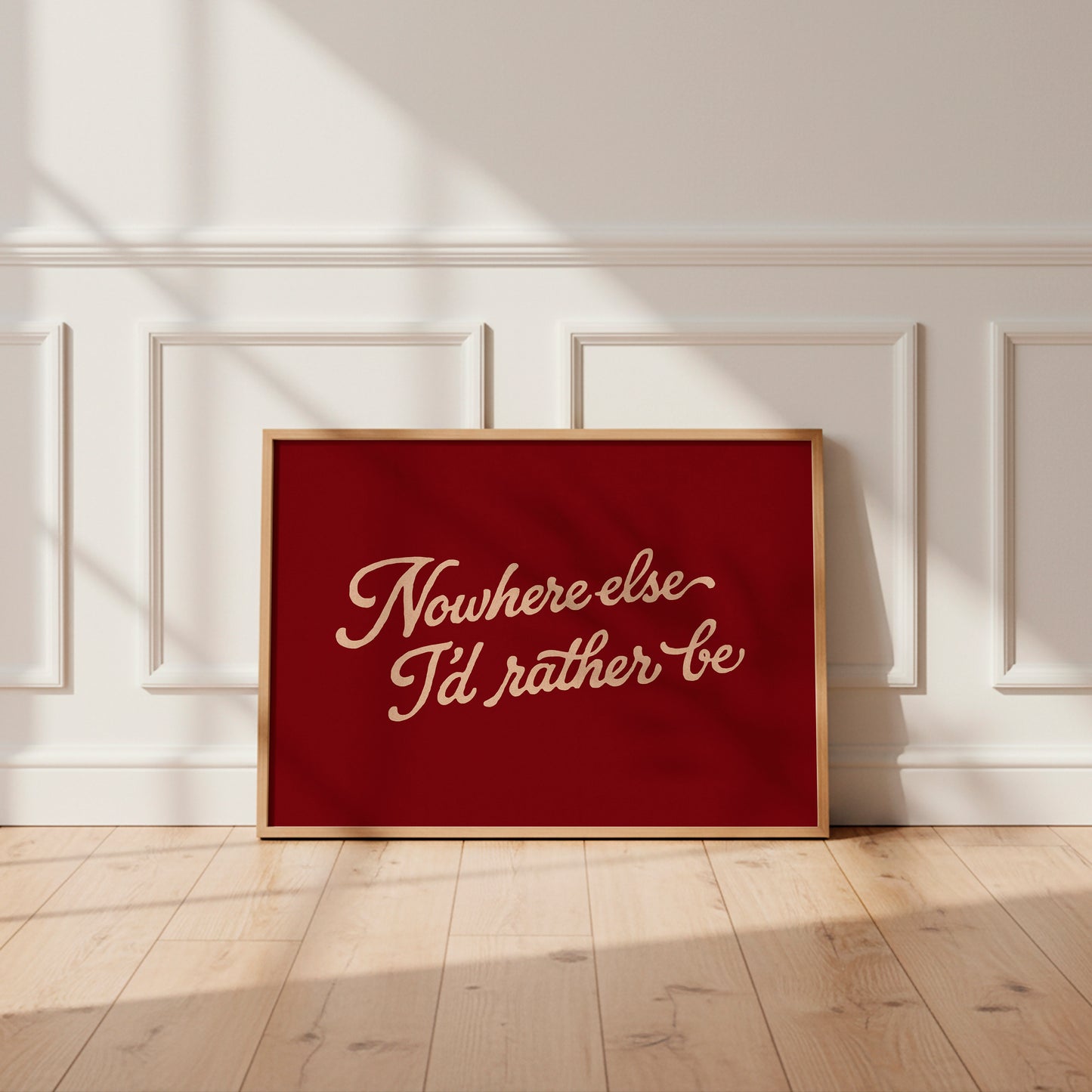 Nowhere Else I’d Rather Be Poster