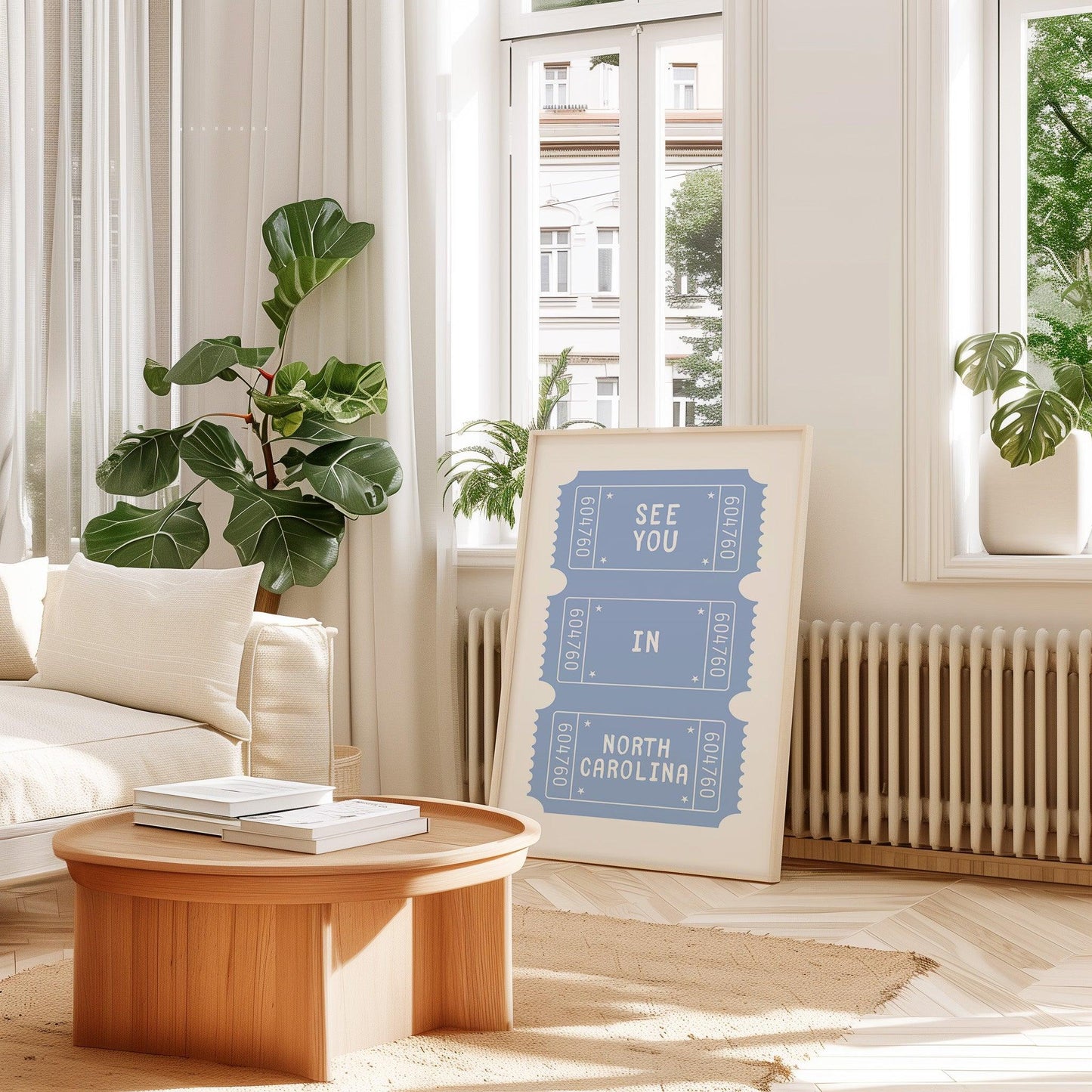 See You In North Carolina Poster