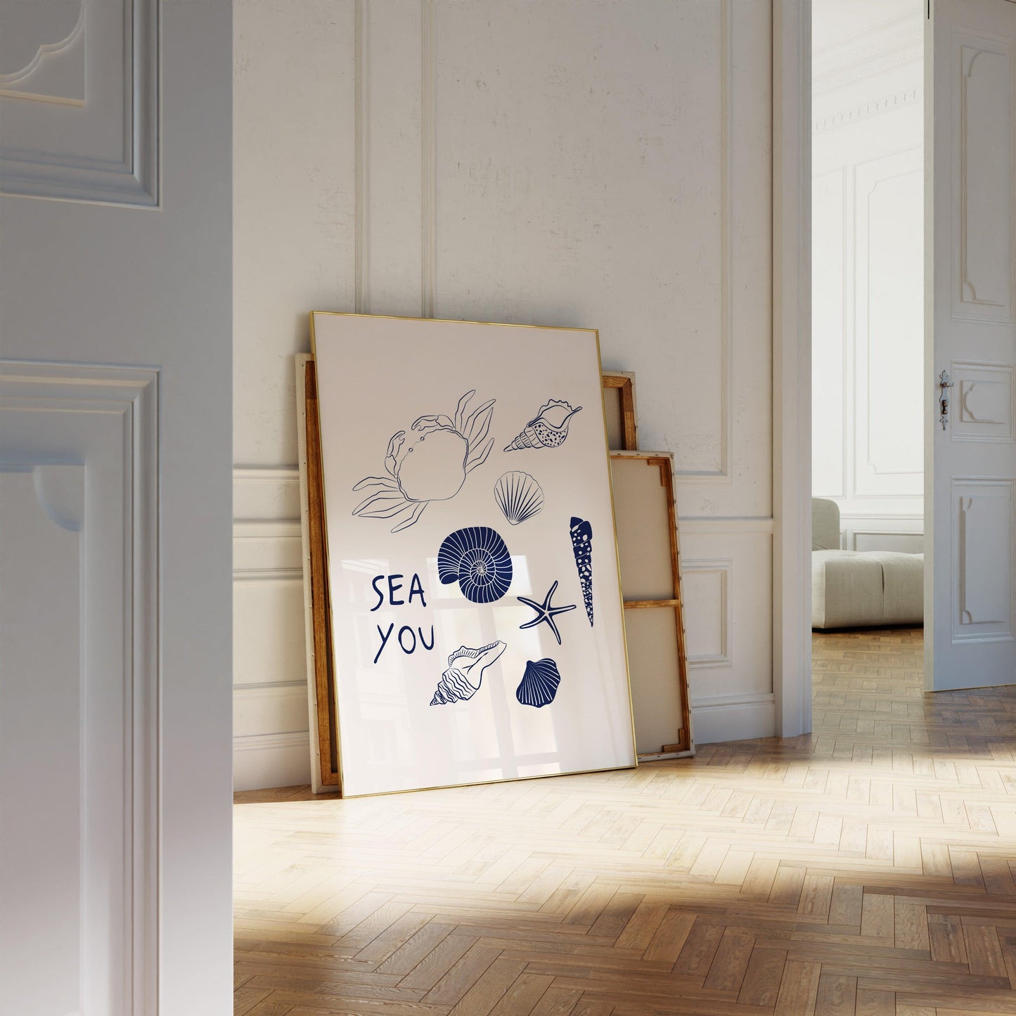 Sea You Coastal Poster