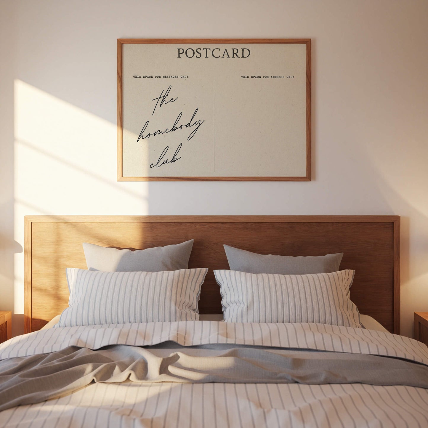 The Homebody Club Vintage Postcard Poster