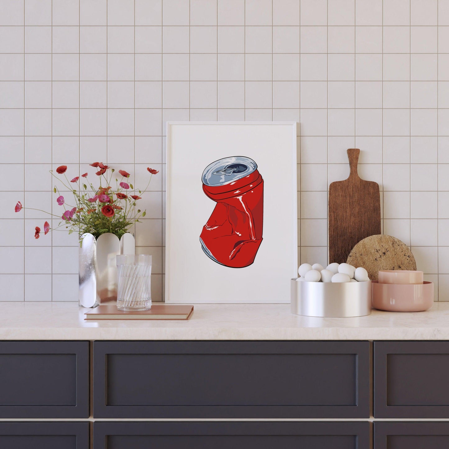 Red Soda Can Poster