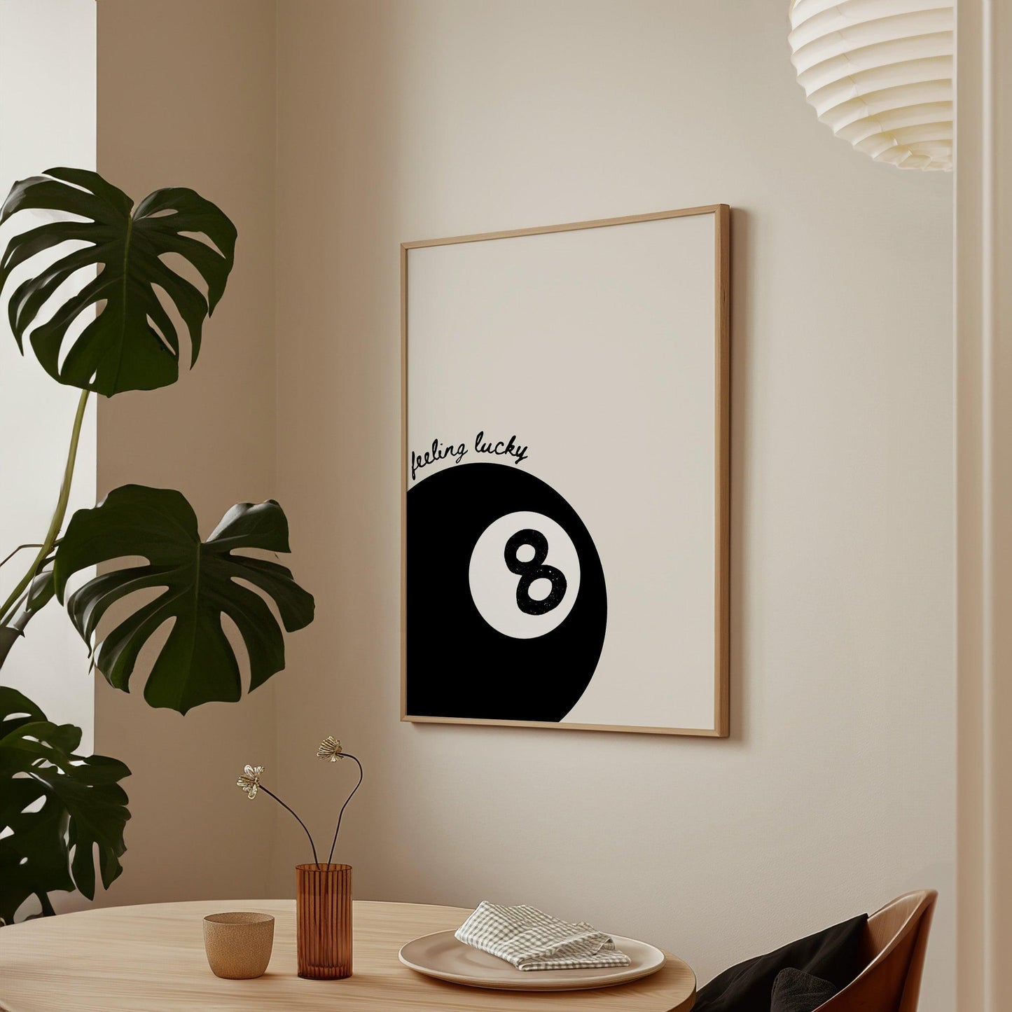Lucky 8 Ball Poster