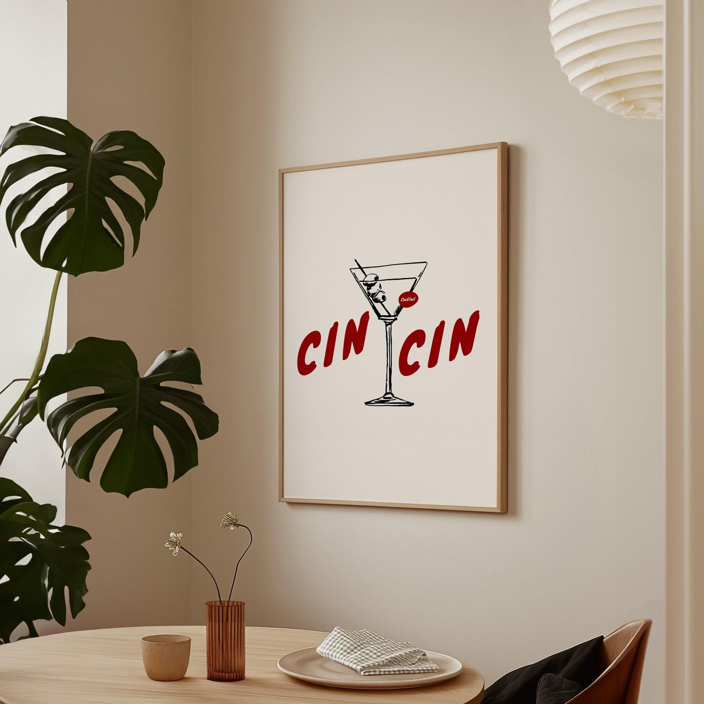 Cin Cin Martini Poster