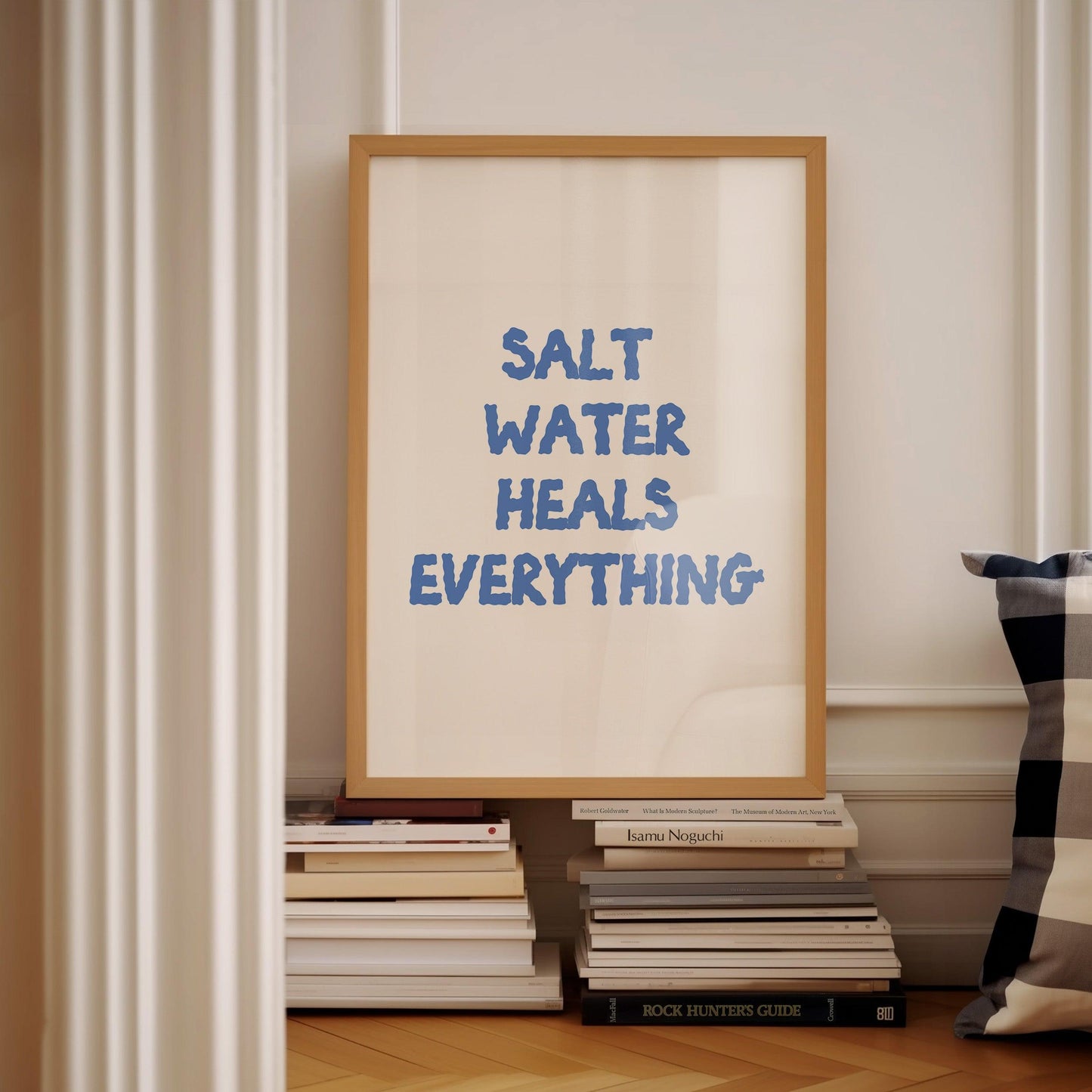 Salt Water Heals Everything Poster