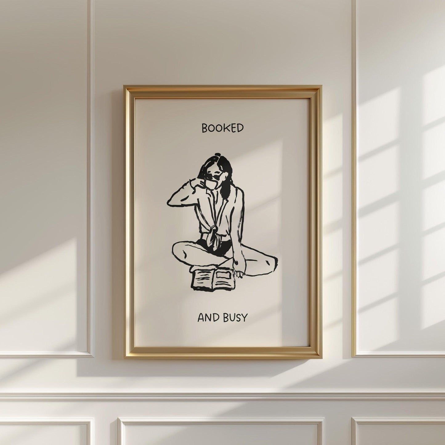 Booked and Busy Bookish Poster