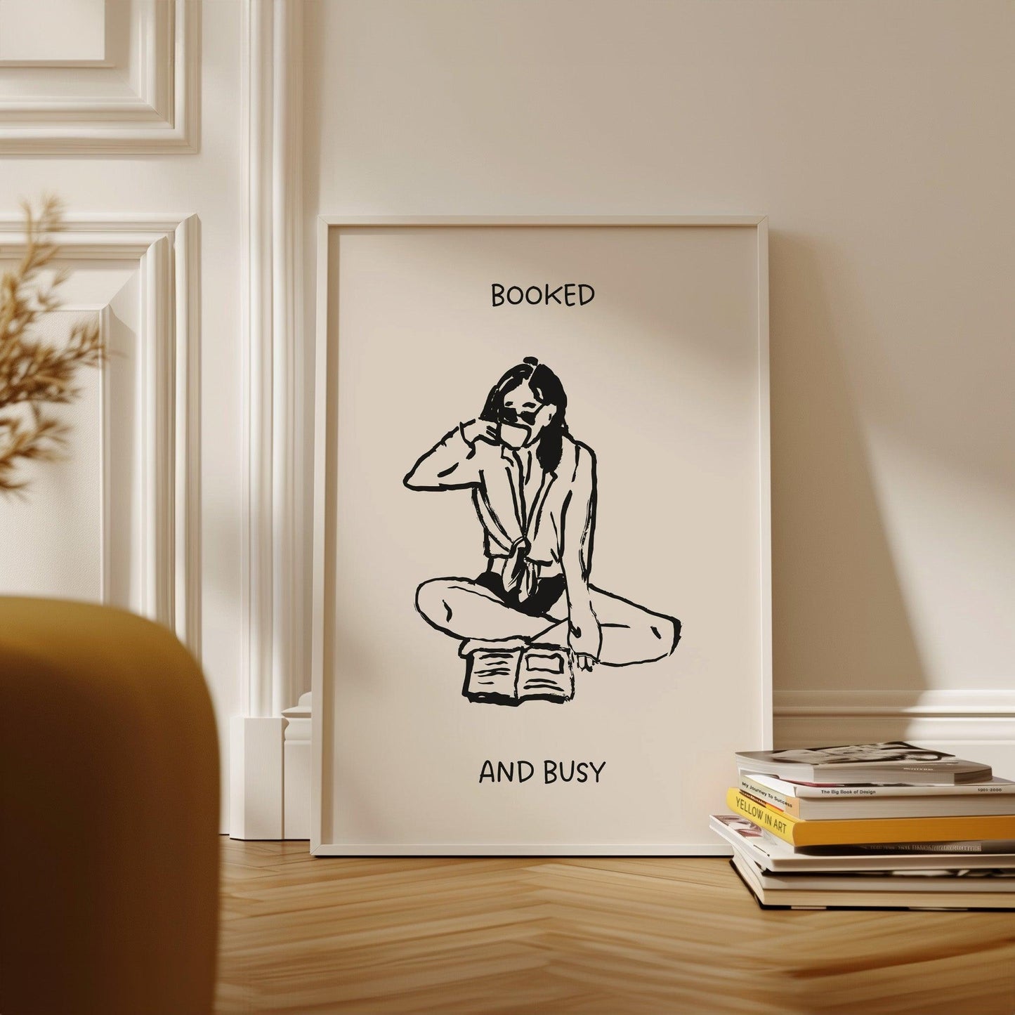 Booked and Busy Bookish Poster