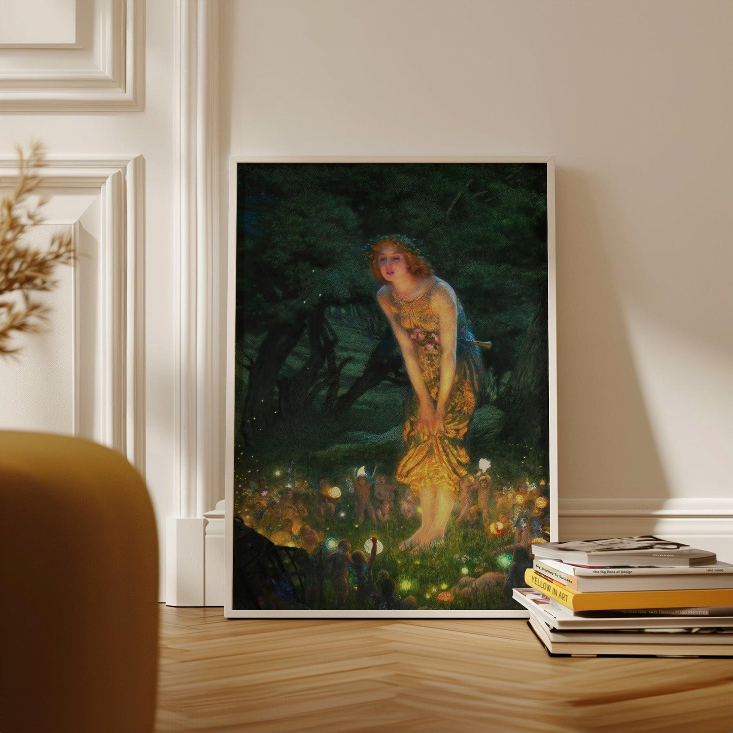 Midsummer Fairies Vintage Poster