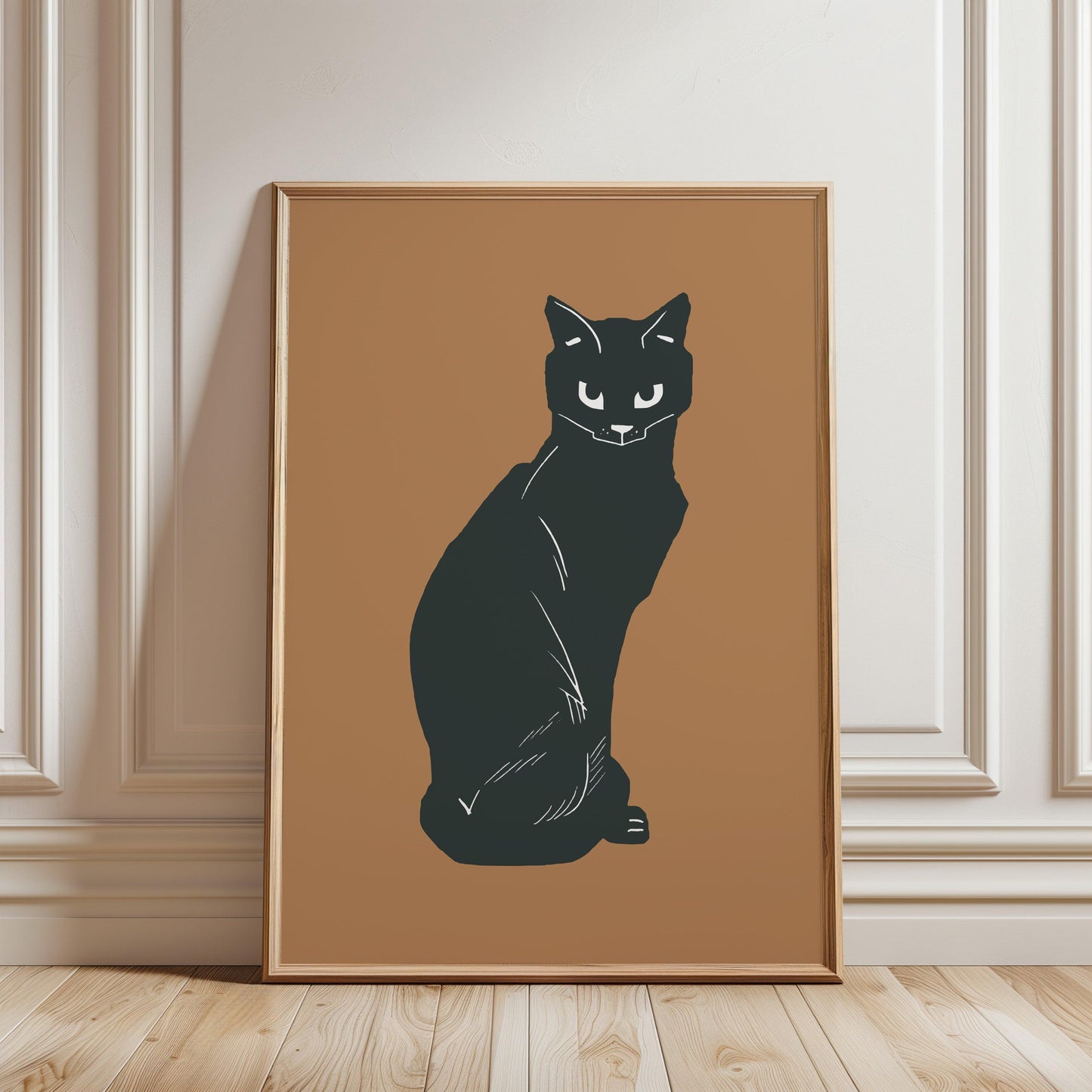 Black Cat Halloween Poster