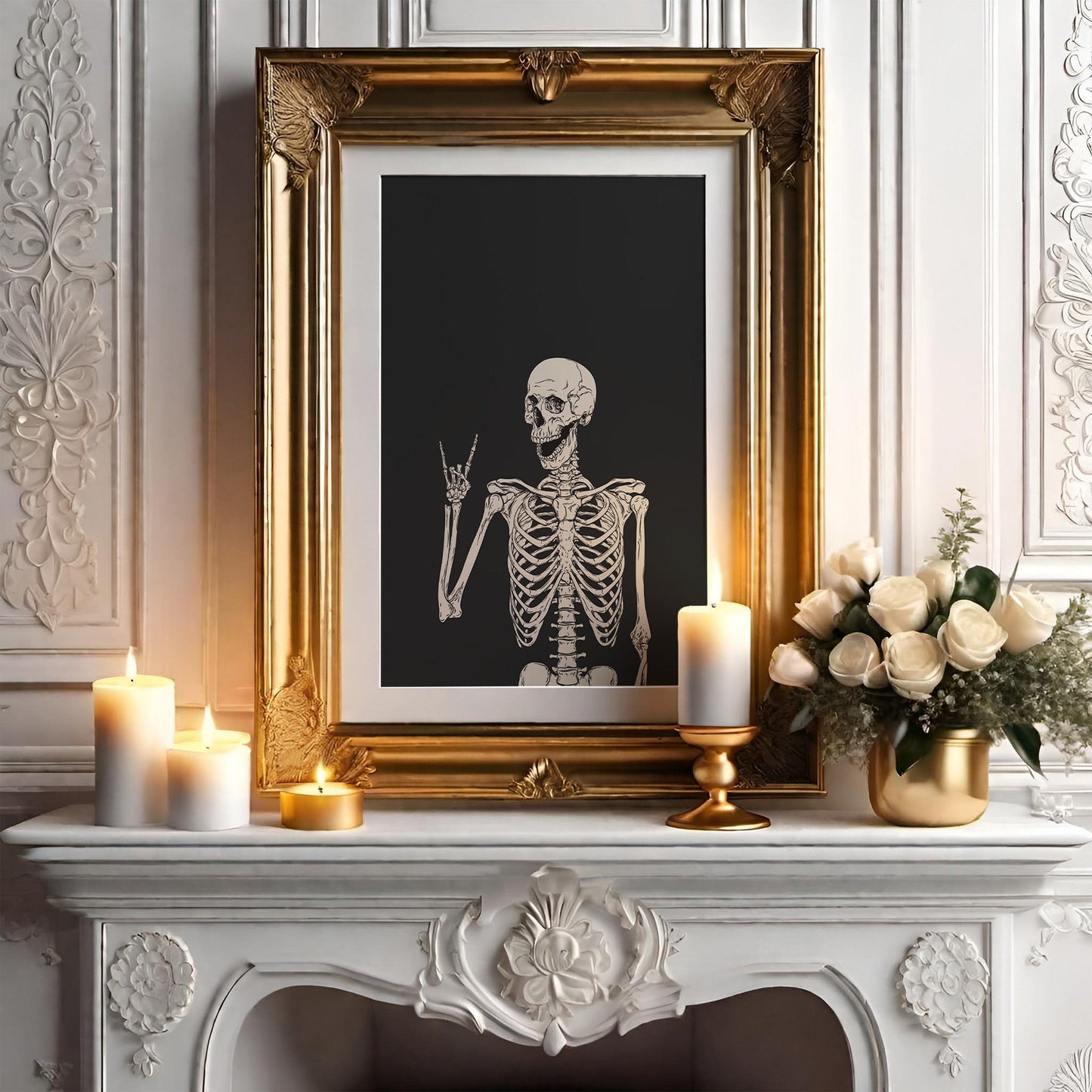 Skeleton No. 2 Halloween Poster