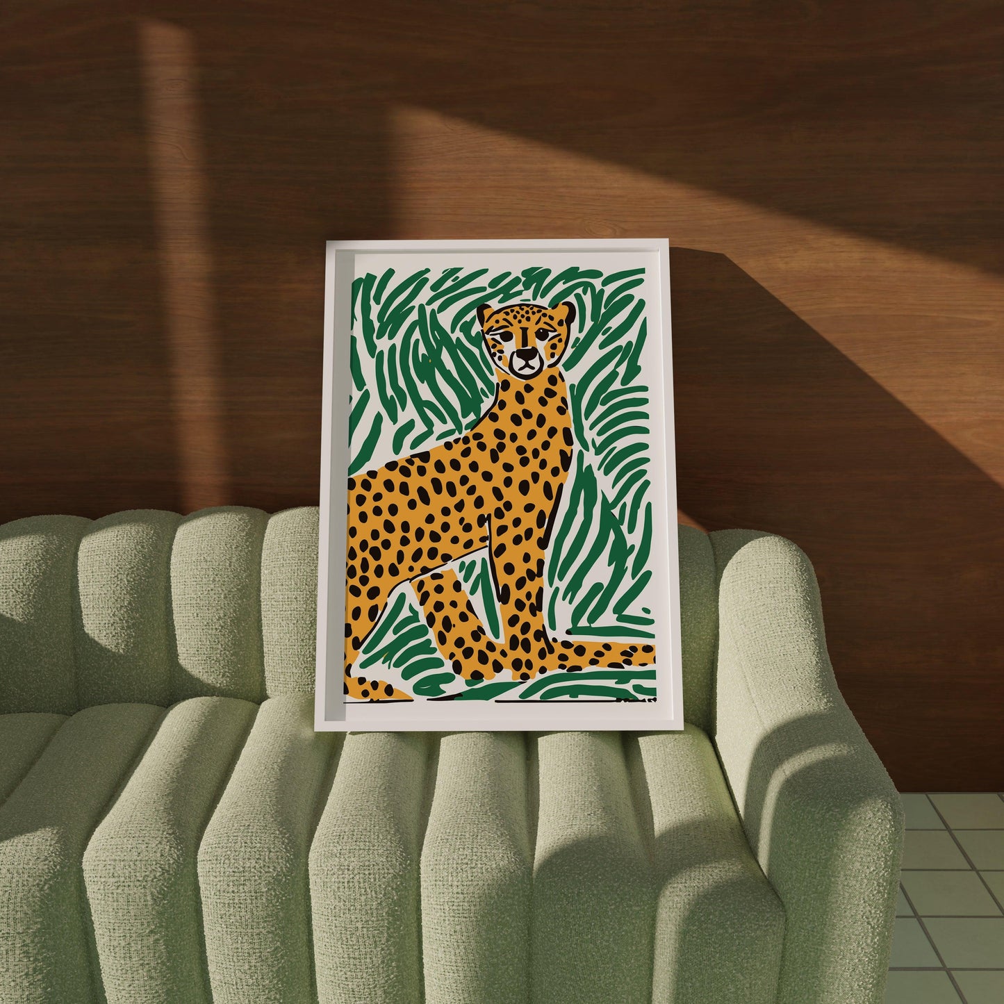 Hand Drawn Tiger Poster