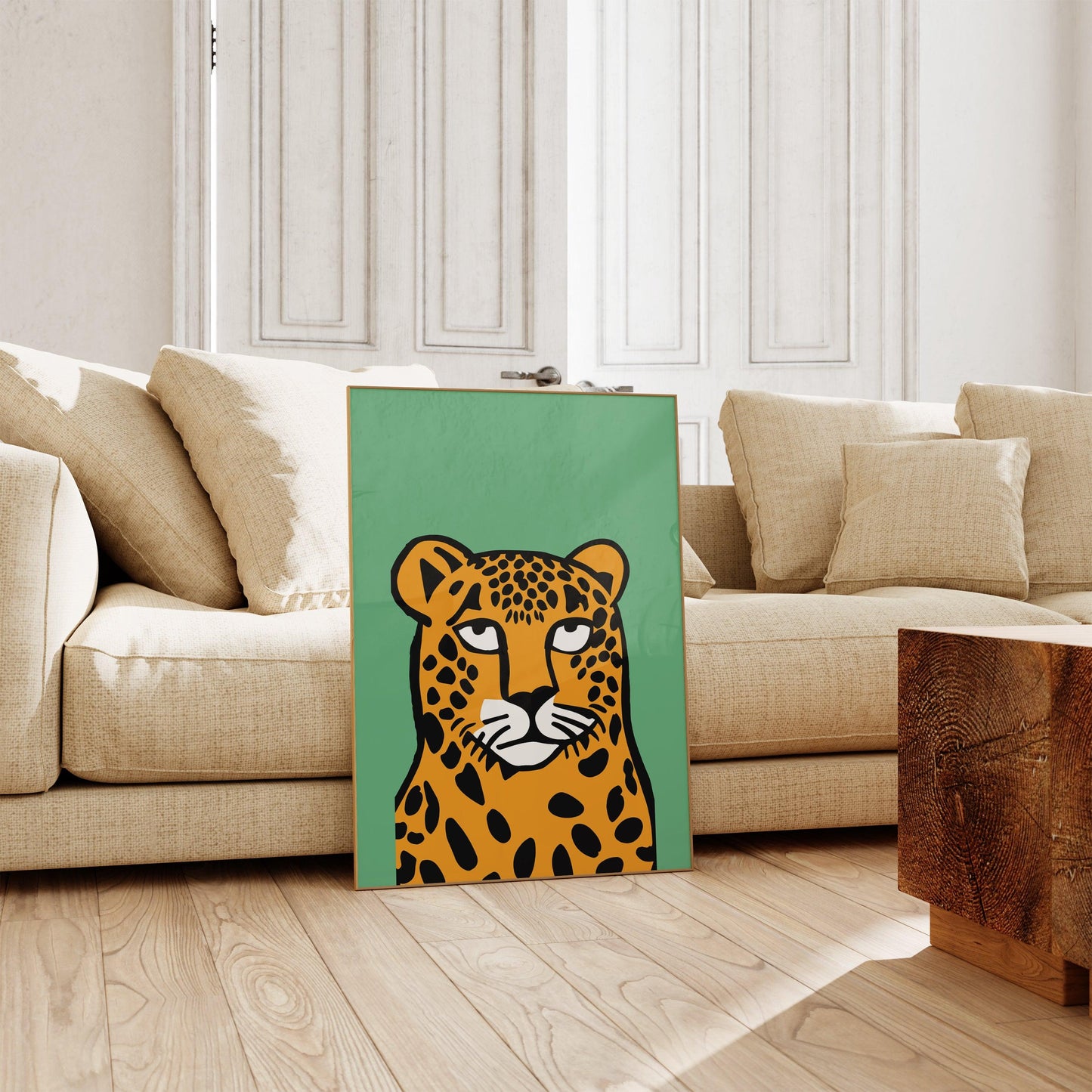 Eye-roll Tiger Poster