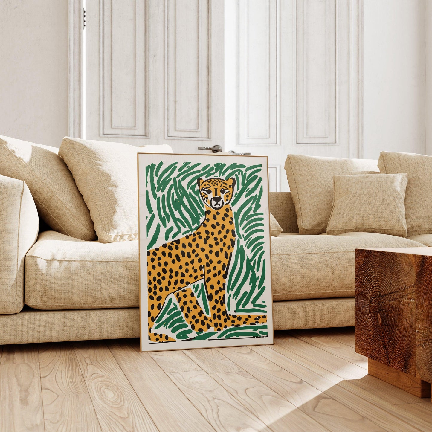 Hand Drawn Tiger Poster