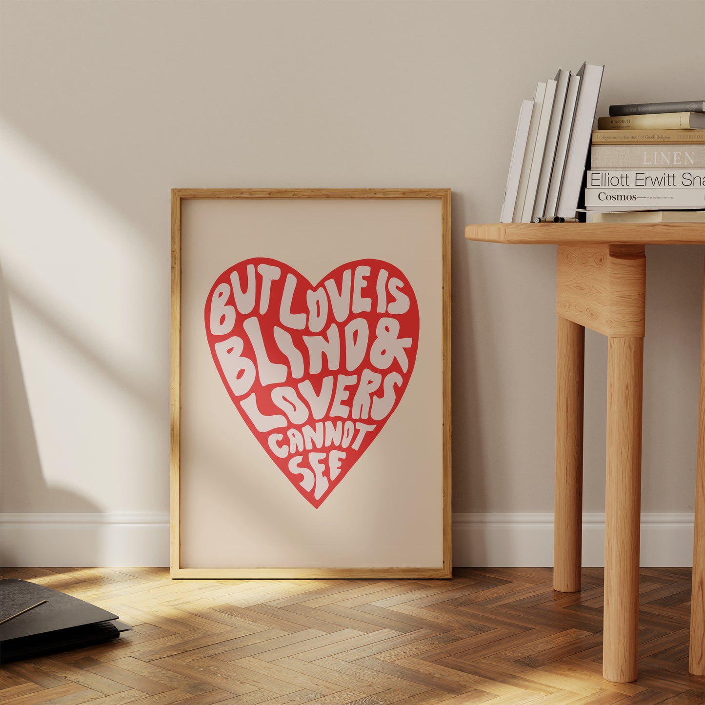 Love is Blind and Lovers Cannot See Poster