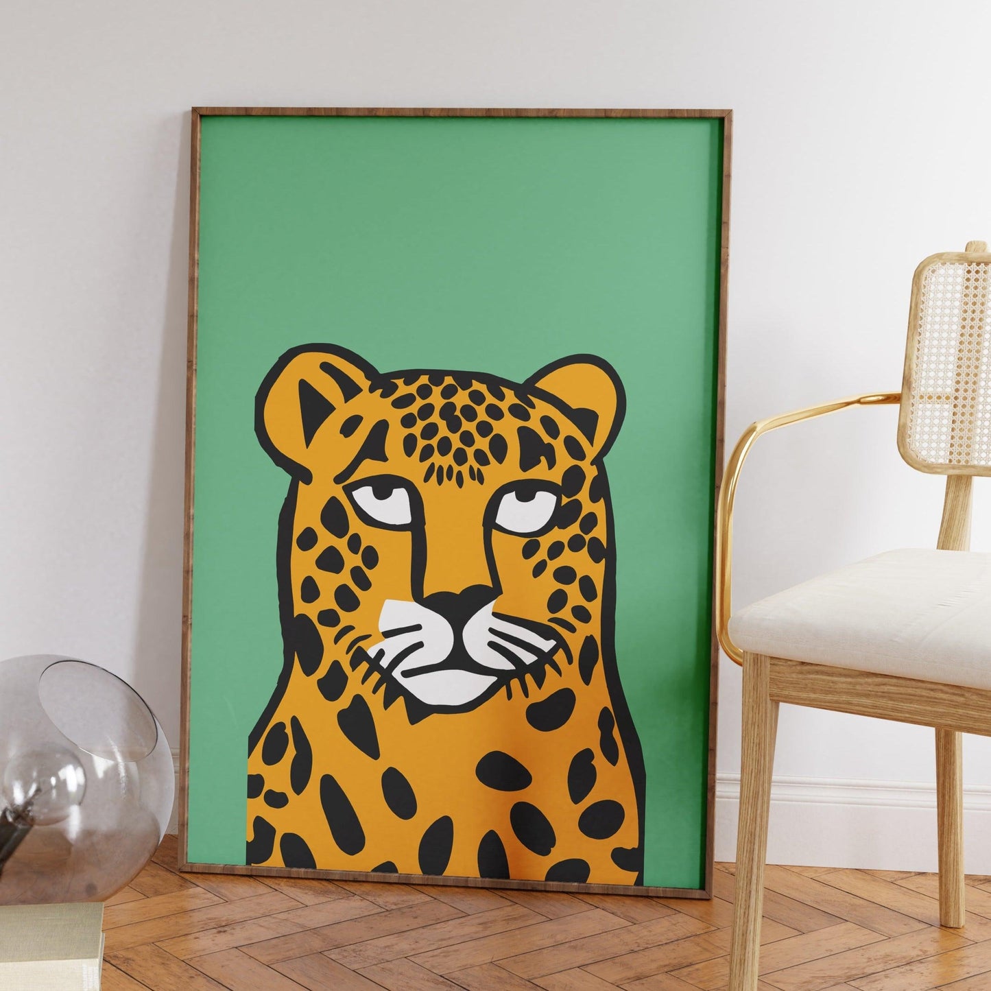 Eye-roll Tiger Poster