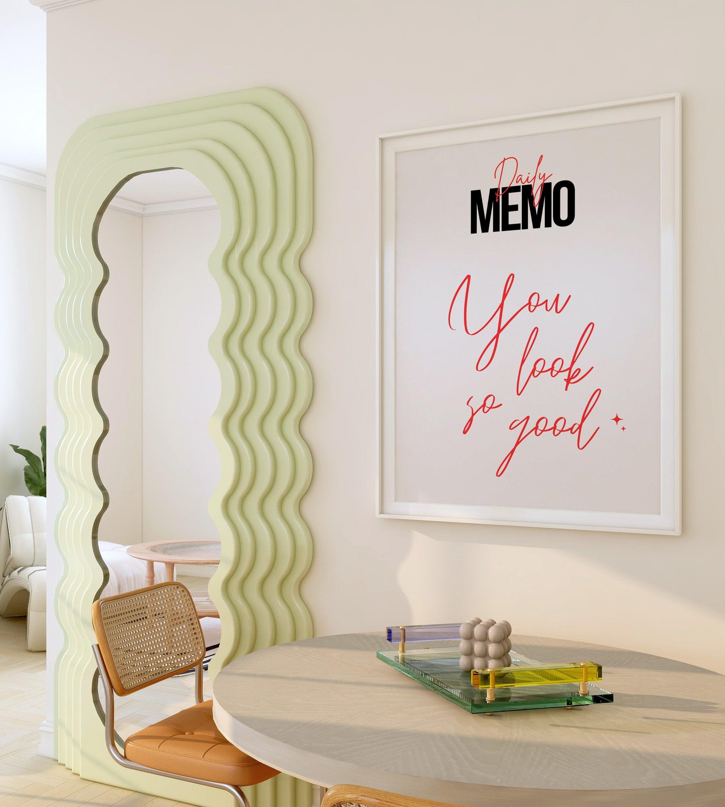 You Look So Good Memo Poster