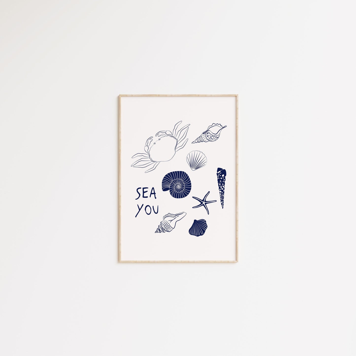 Sea You Coastal Poster