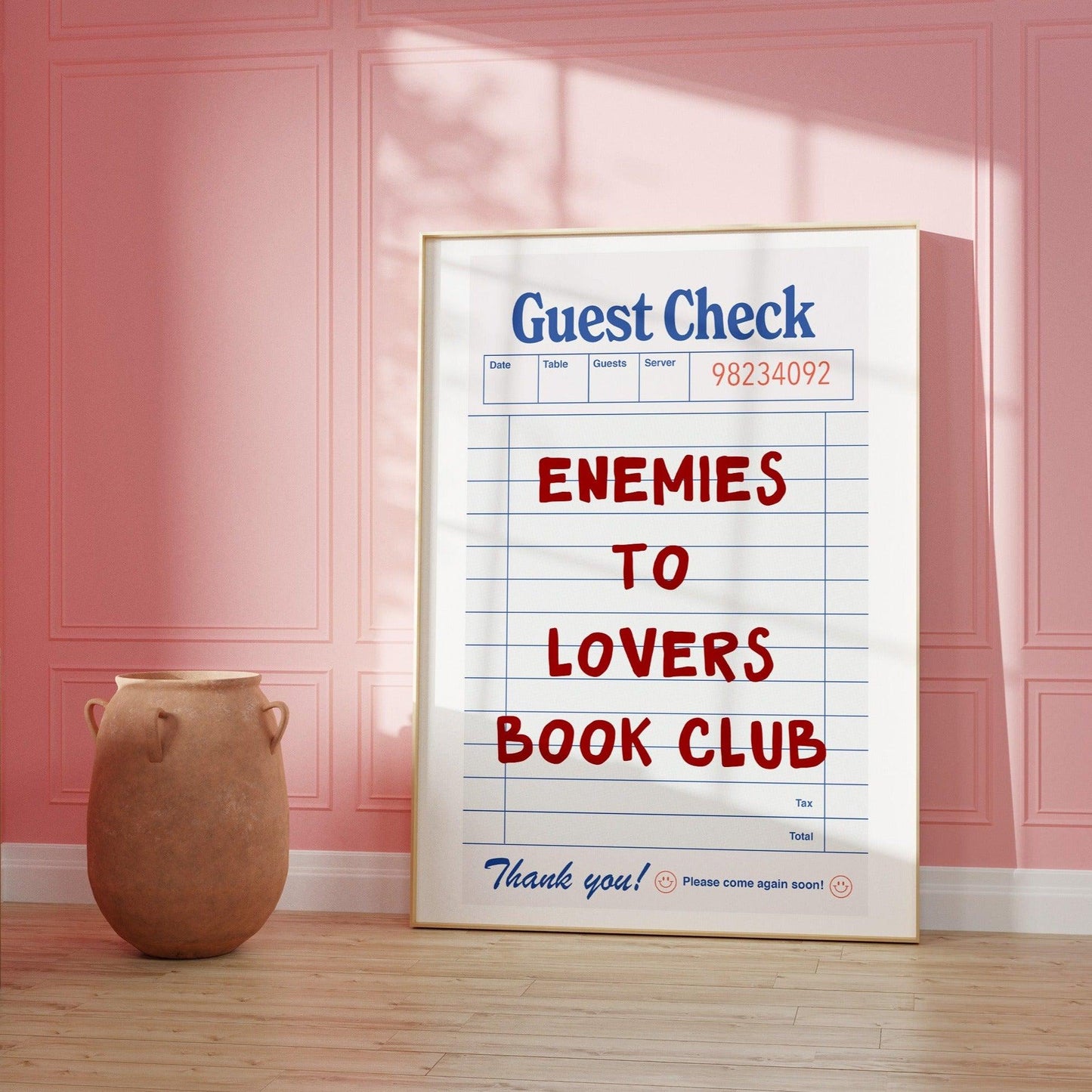 Enemies to Lovers Book Club Poster