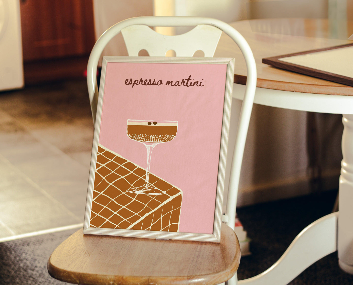 Espresso Martini Pink Poster