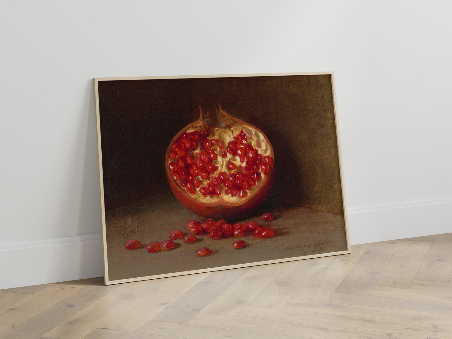 Pomegranate Vintage Poster