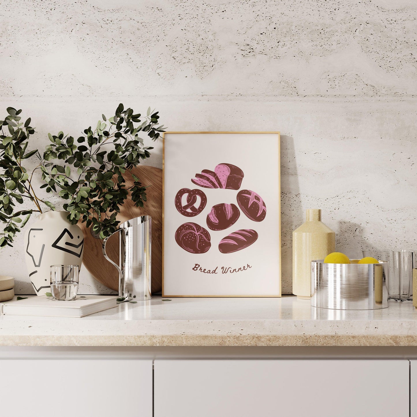 Bread Winner Brown Poster