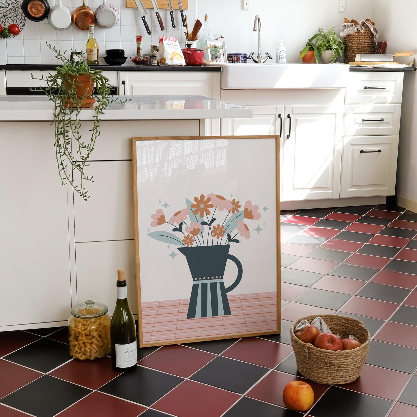 Coffee and Flowers Poster