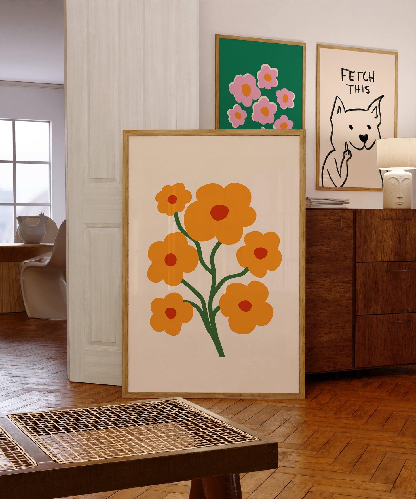 Yellow Flower Bouquet Poster