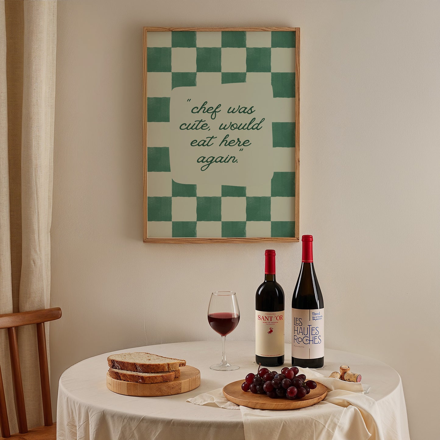 Chef Was Cute Kitchen Review Poster