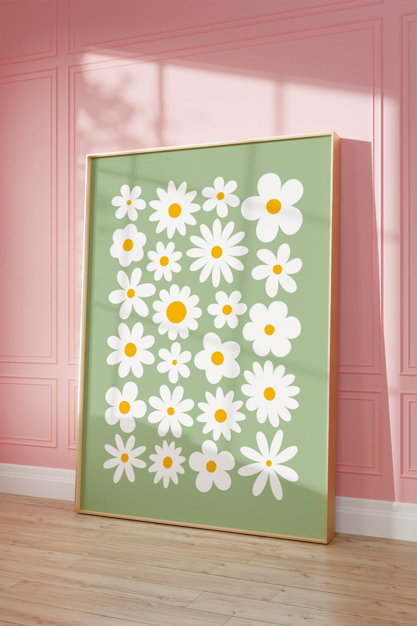 Sage Daisy Poster