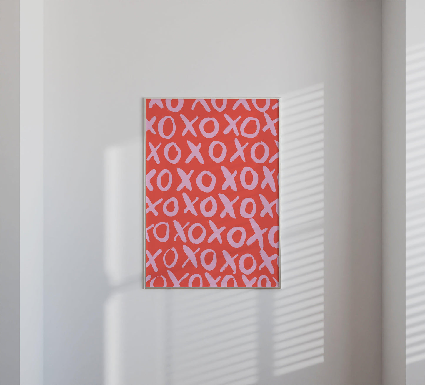 Xoxo Red & Pink Poster
