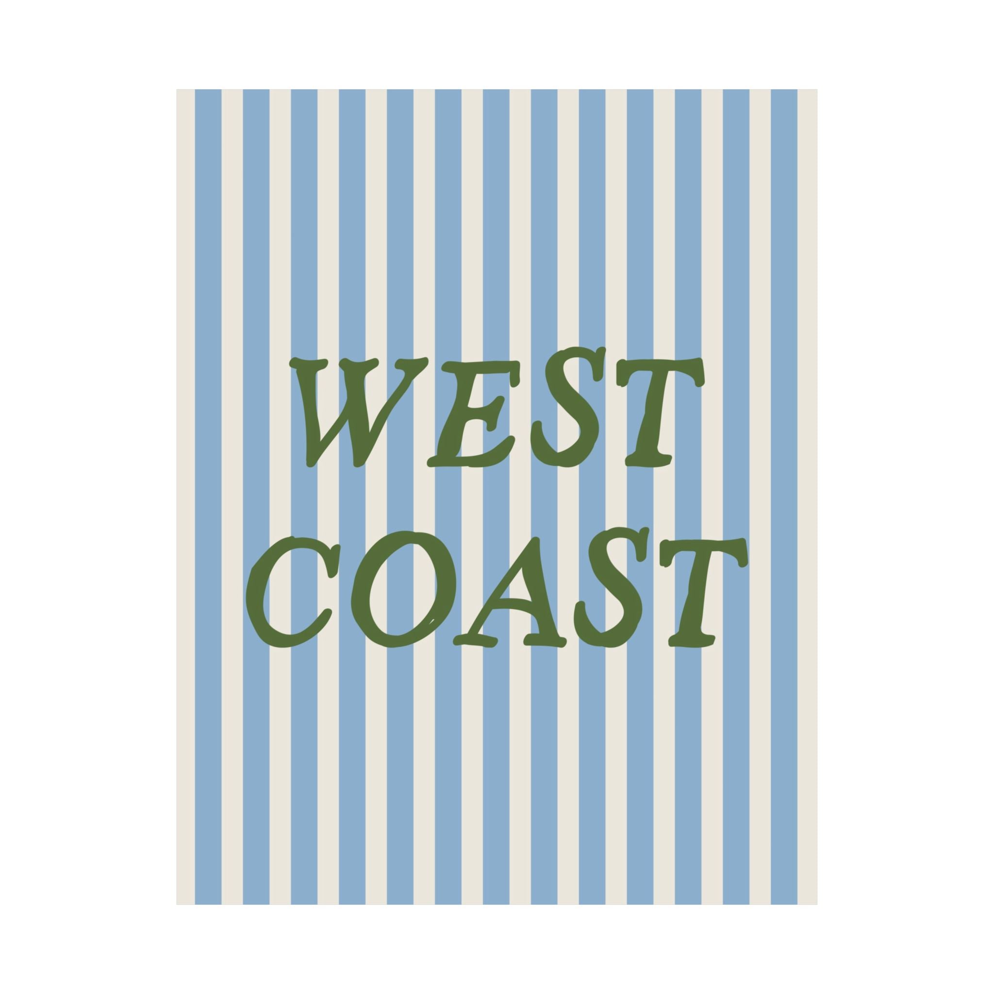 West Coast Poster