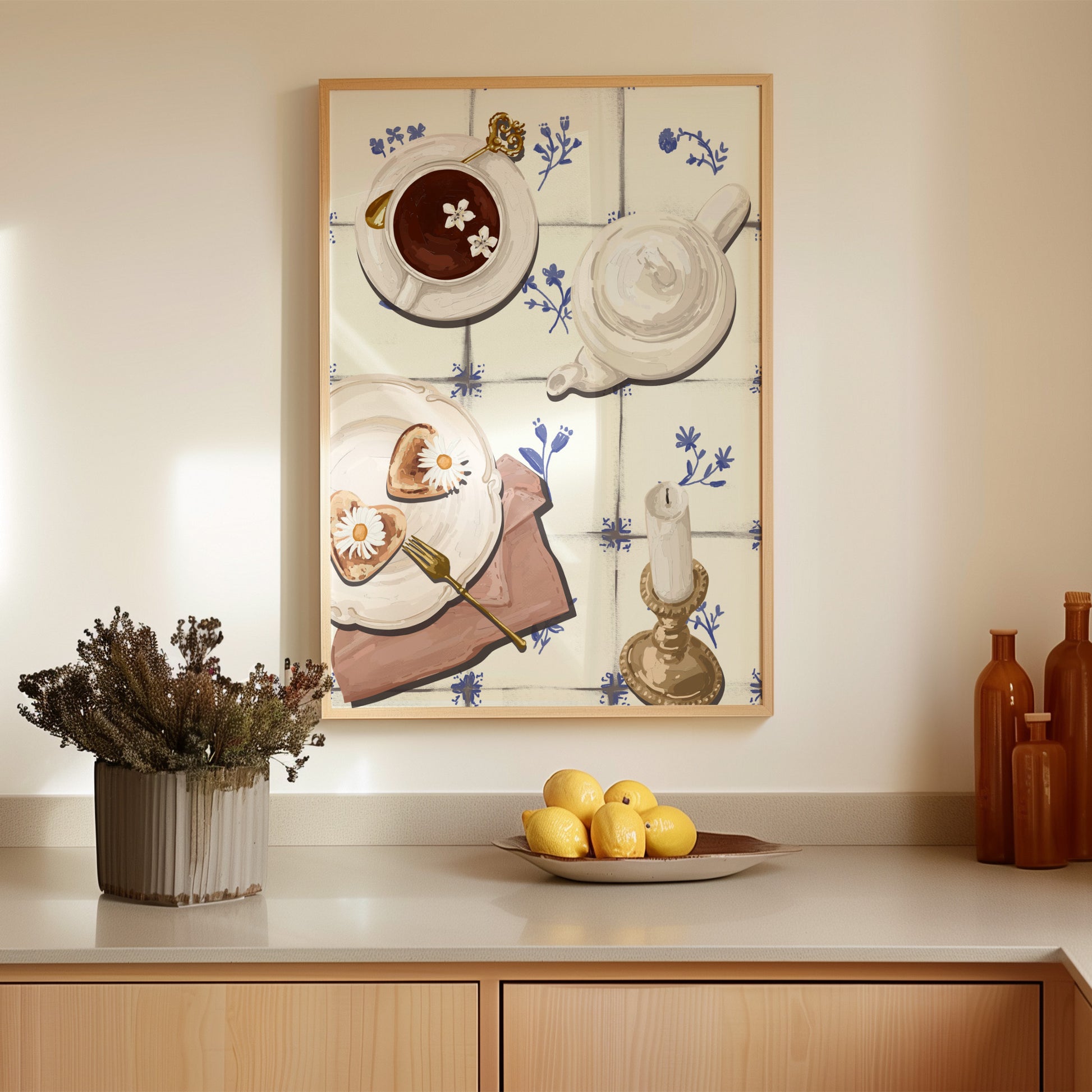 French Tea Time Poster