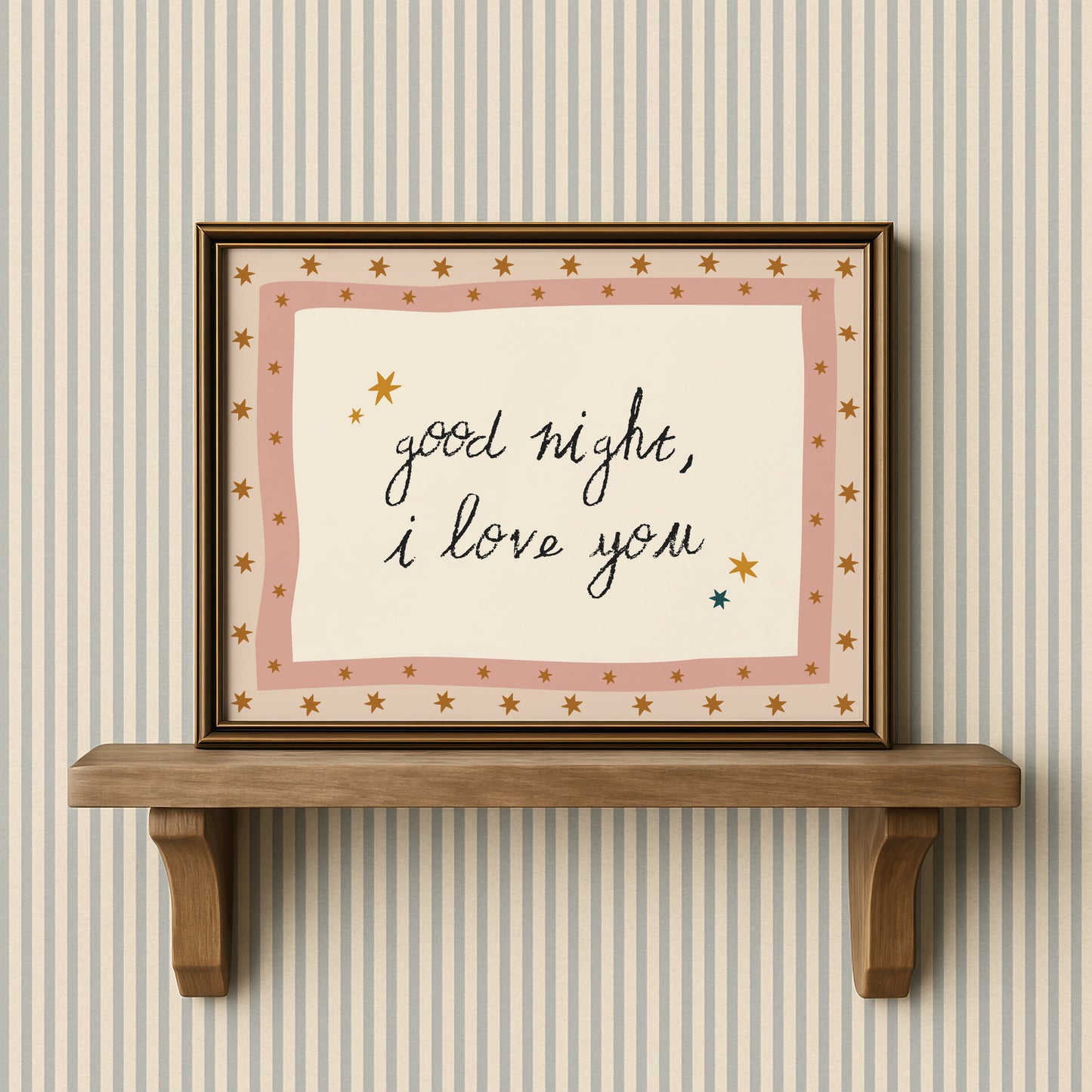 Good Night, I Love You Horizontal Poster