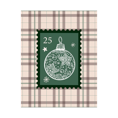 Christmas Ornament Stamp Poster