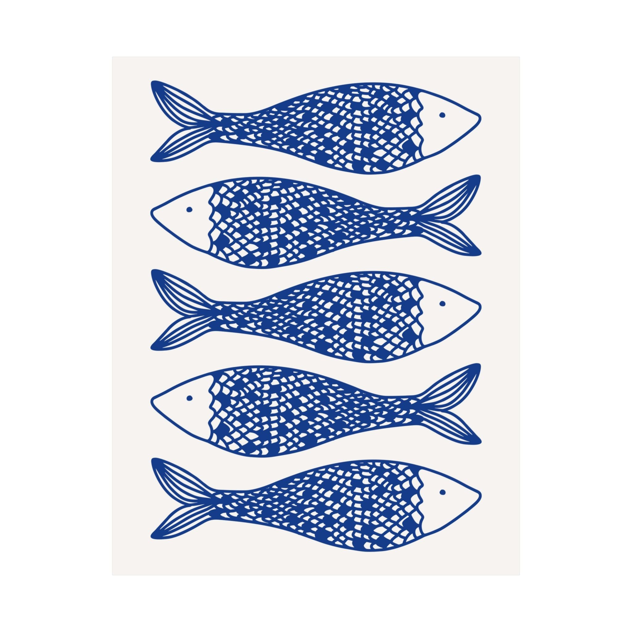 Fish Illustration Poster