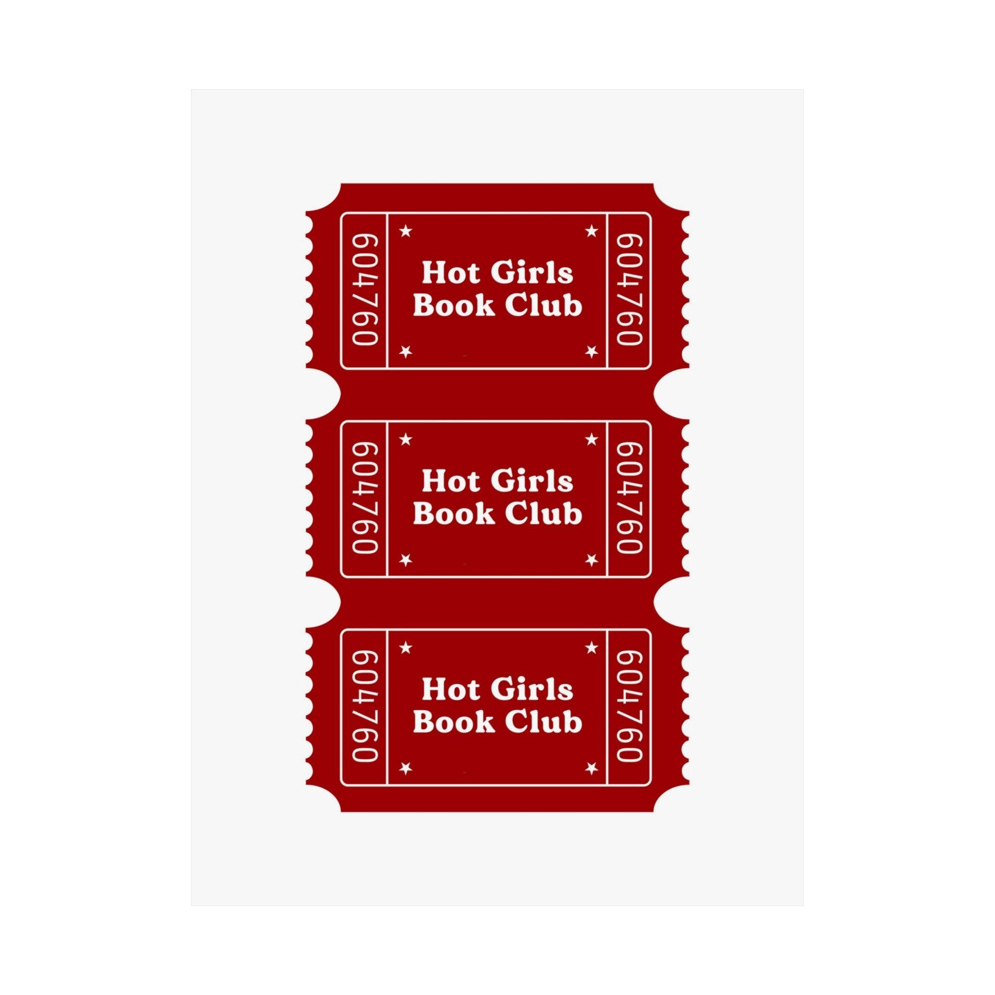 Hot Girls Read Book Club Poster