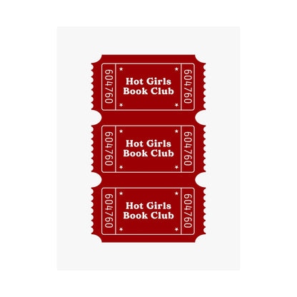 Hot Girls Read Book Club Poster