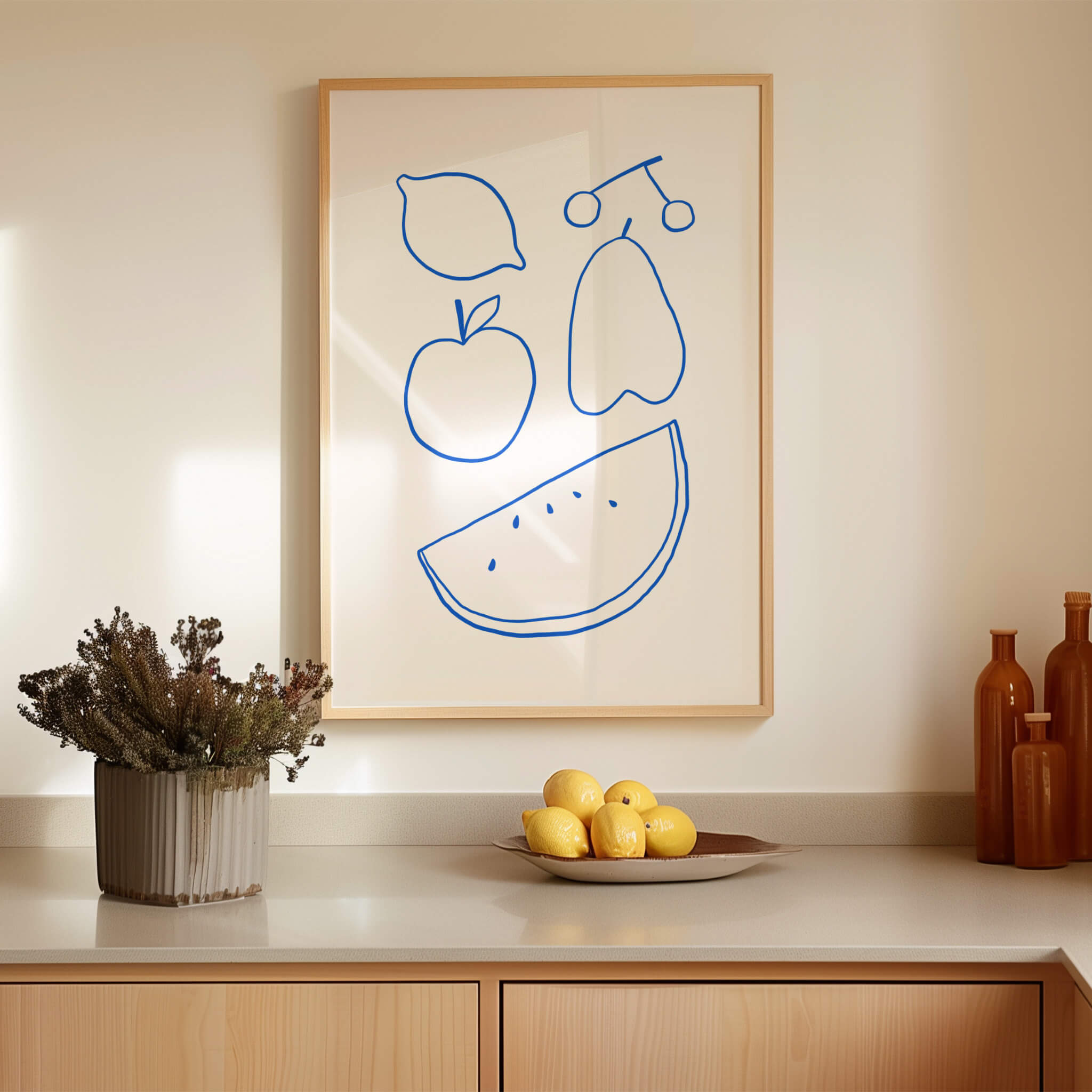 Minimalist Fruit Poster