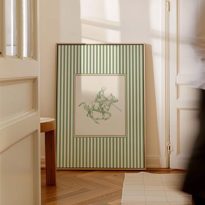 Classic Polo Player Equestrian Poster