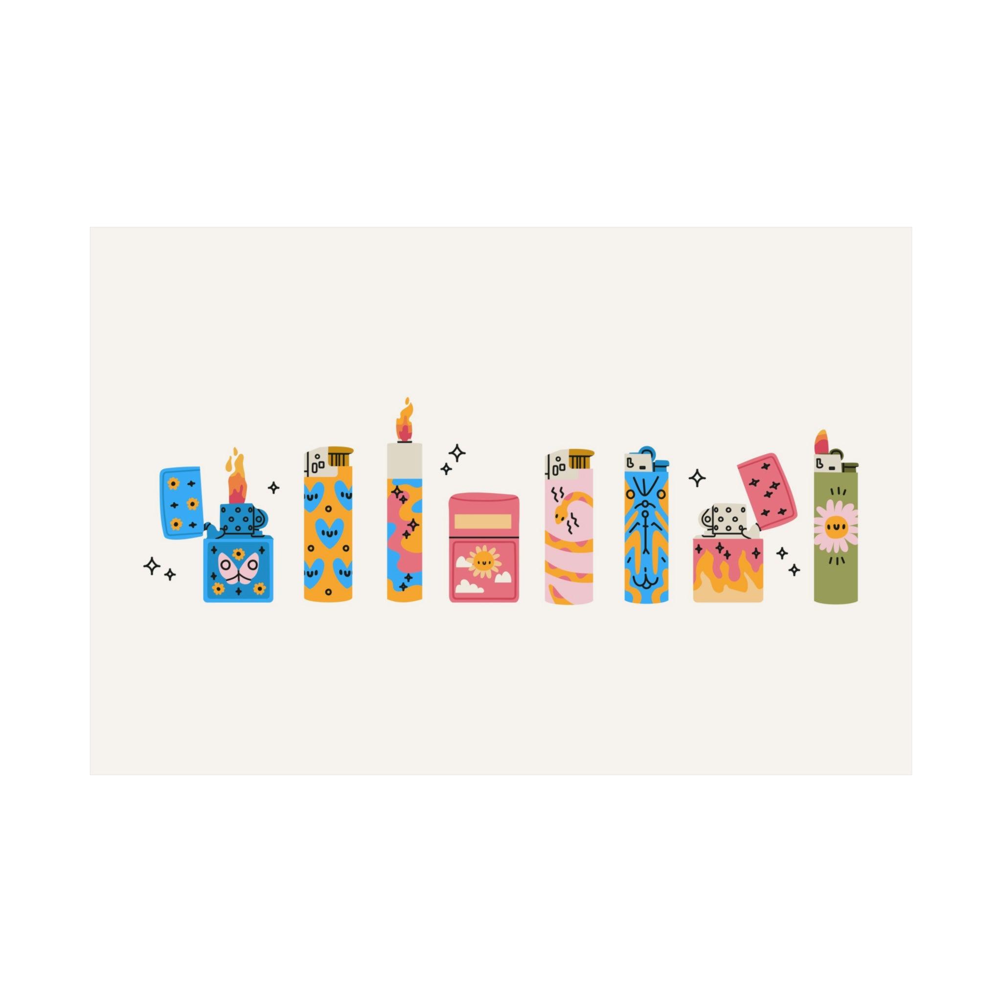 Lighters Horizontal Poster