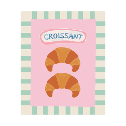 Croissants Pastel Poster