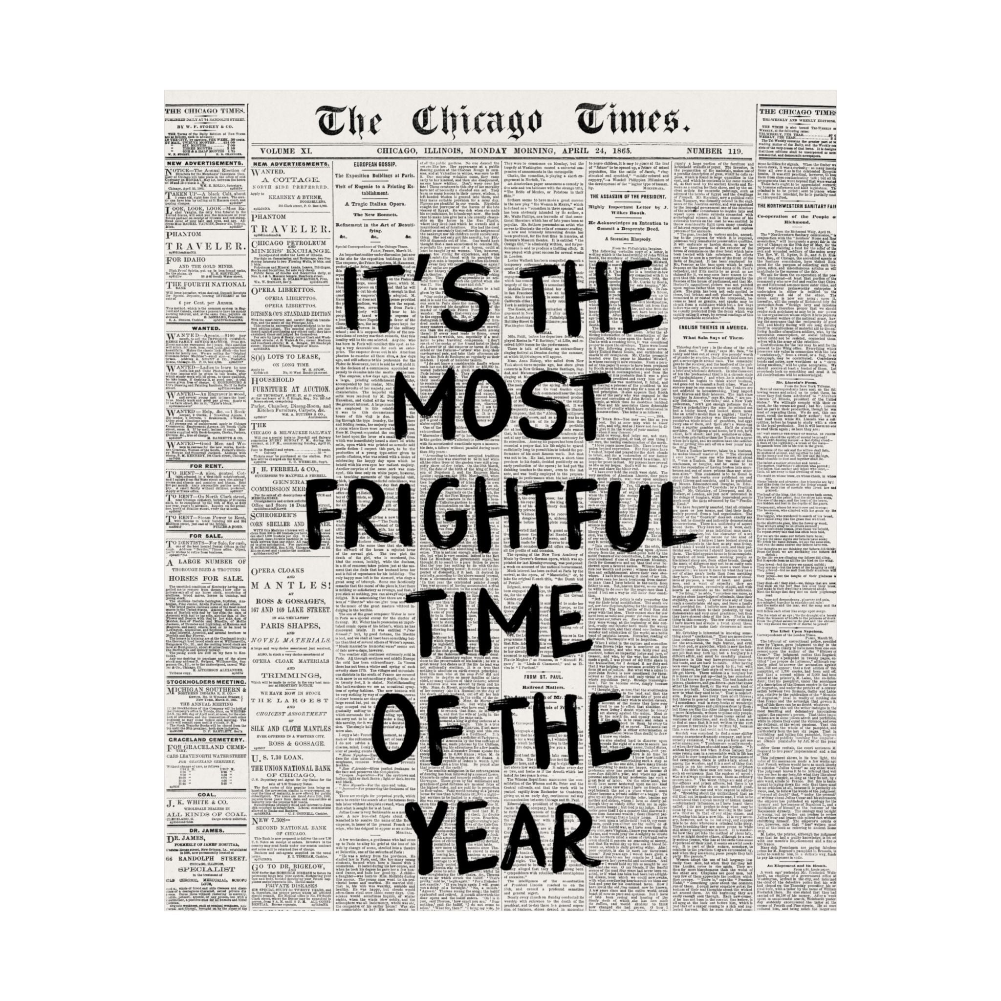 It’s the Most Frightful Time of the Year Poster