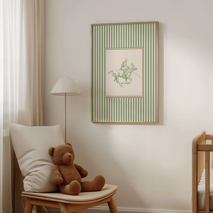 Classic Polo Player Equestrian Poster