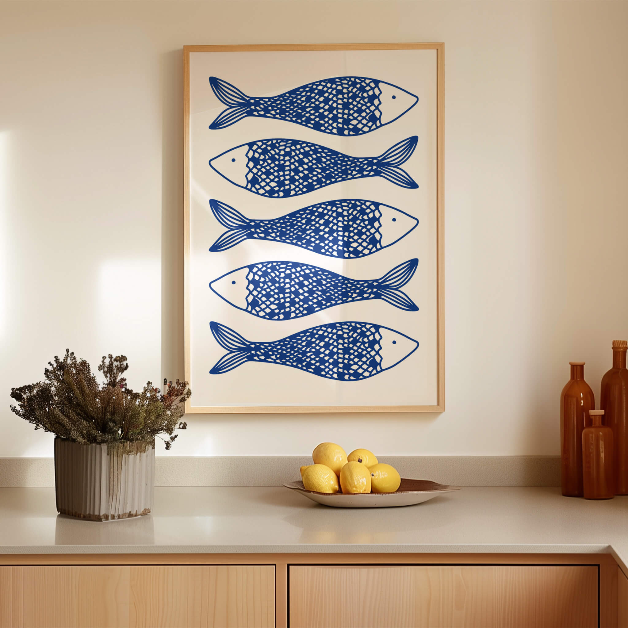Fish Illustration Poster