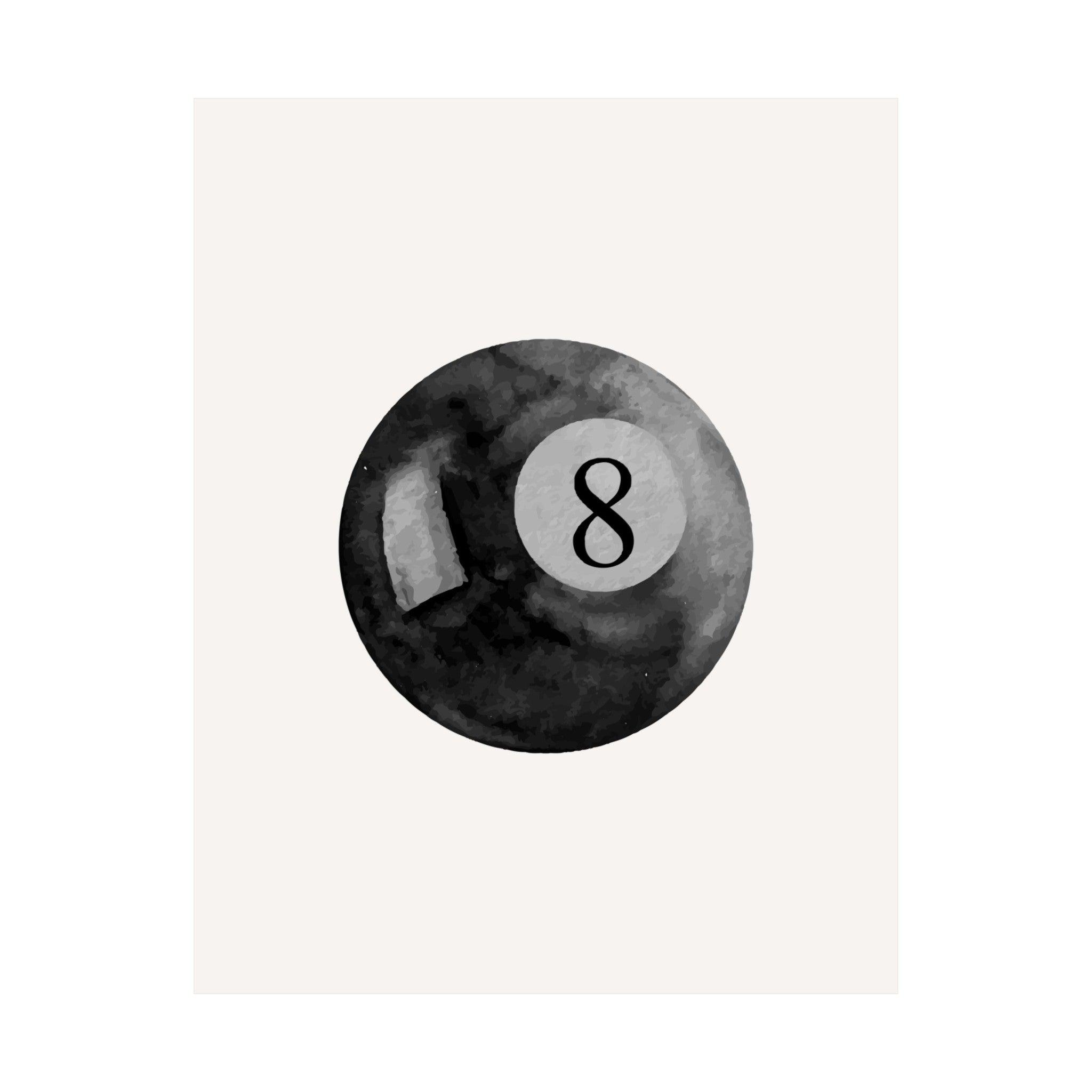 8 Lucky Ball Poster