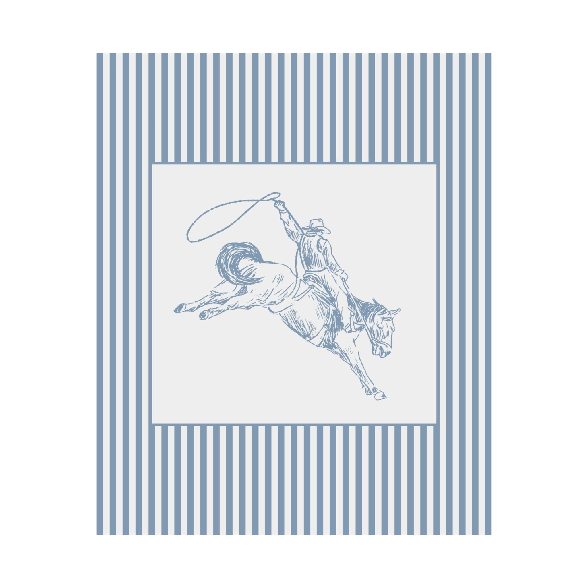 Western Cowboy Lasso Poster