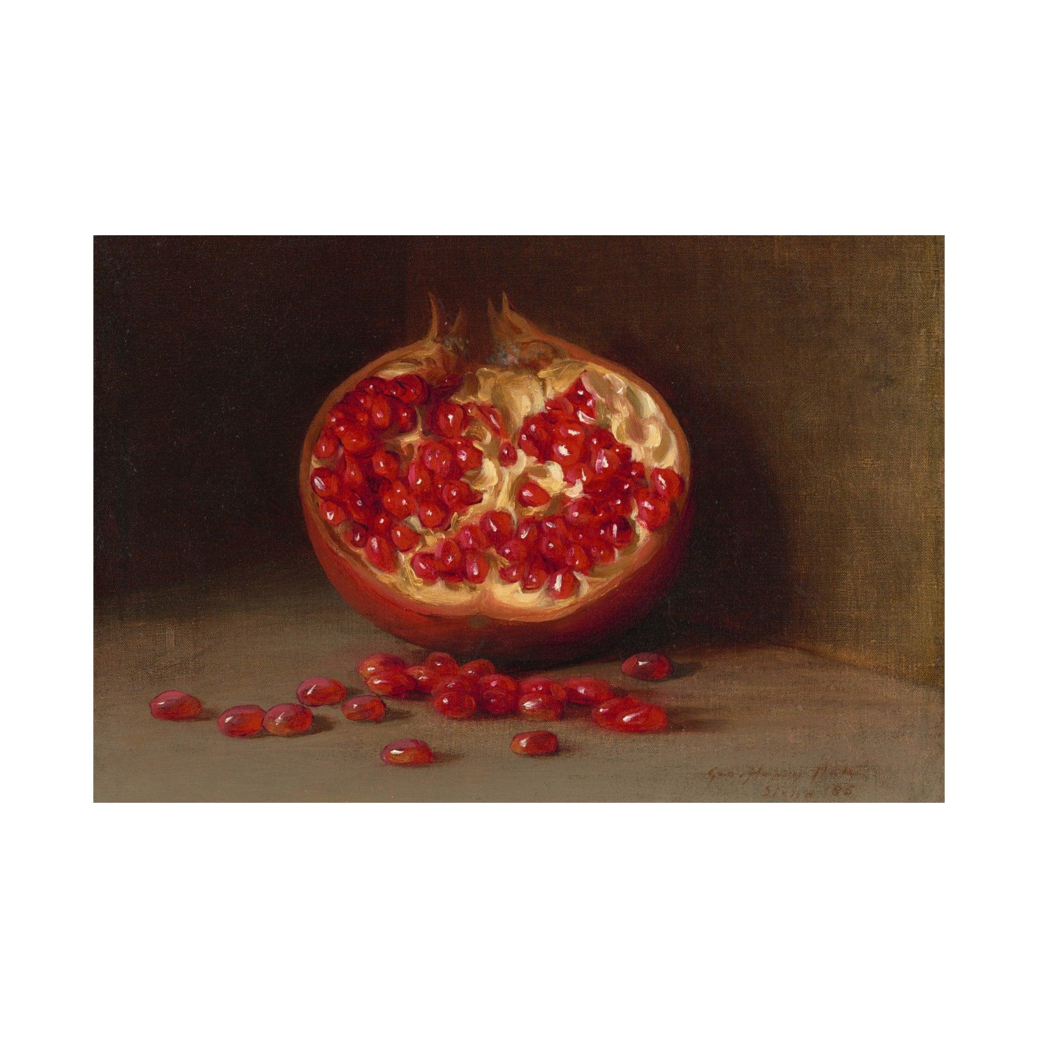 Pomegranate Vintage Poster