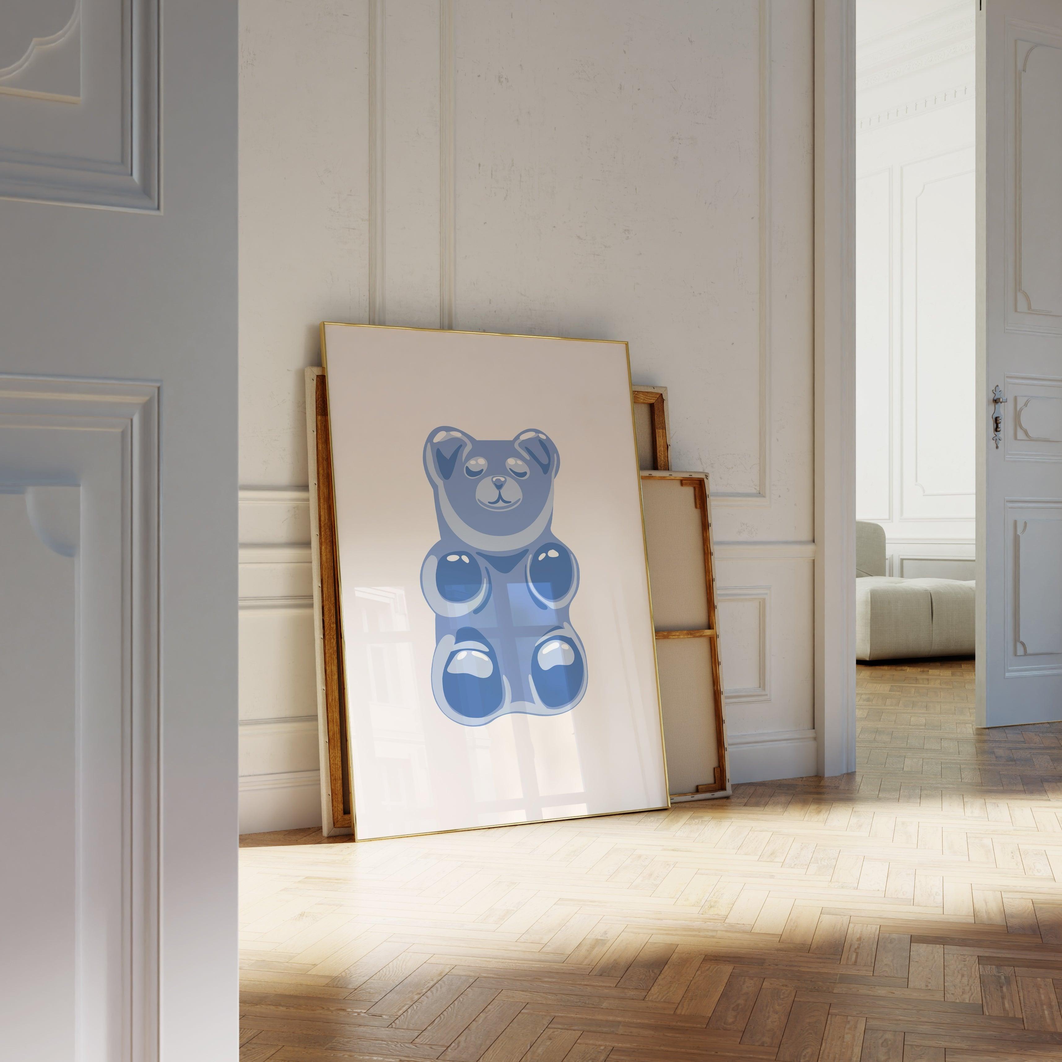 Blue Gummy Bear Poster